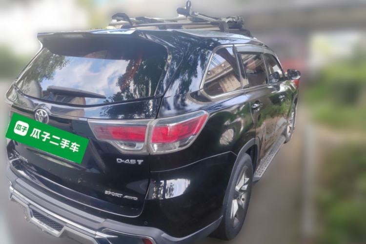 Used Toyota Highlander 2017 2.0T Four-Wheel Drive Luxury Edition 7 Seats Rear Right 45 Deg