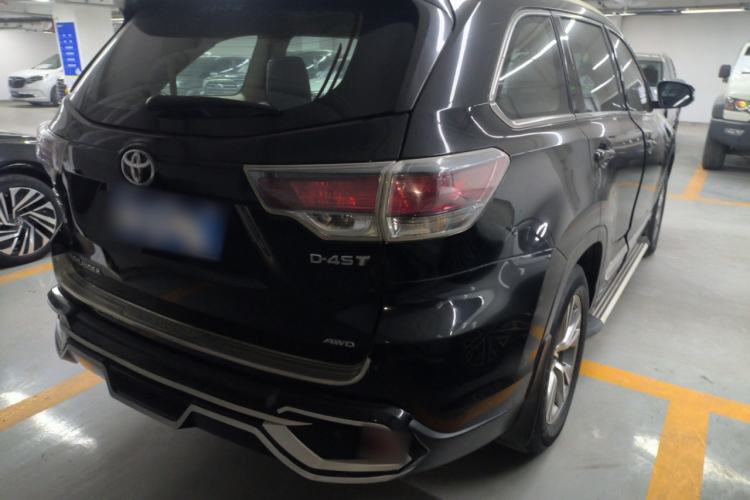 Used Toyota Highlander 2017 2.0T Four-Wheel Drive Elite Edition 7-Seater Rear Right 45 Deg