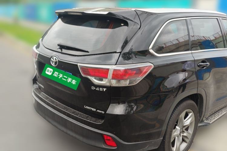 Used Toyota Highlander 2017 2.0T Four-Wheel Drive Ultimate Edition 7 Seats Rear Right 45 Deg