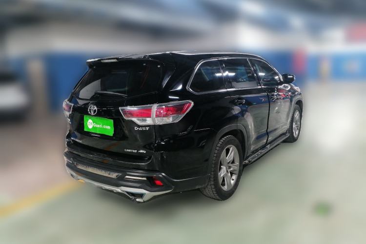 Used Toyota Highlander 2017 2.0T Four-Wheel Drive Ultimate Edition 7 Seats Rear Right 45 Deg