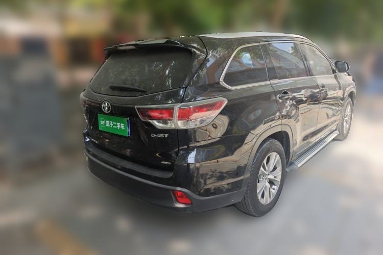 Used Toyota Highlander 2017 2.0T Four-Wheel Drive Elite Edition 7-Seater Rear Right 45 Deg
