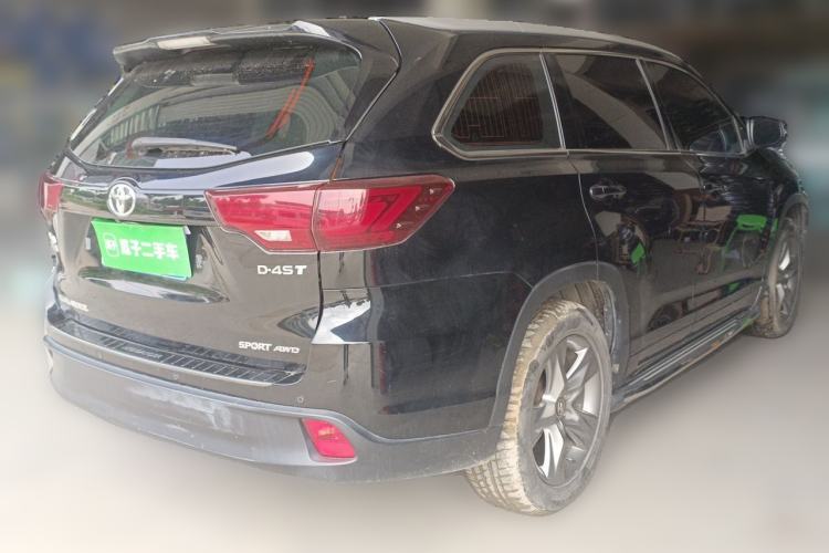 Used Toyota Highlander 2017 2.0T Four-Wheel Drive Luxury Edition 7 Seats Rear Right 45 Deg