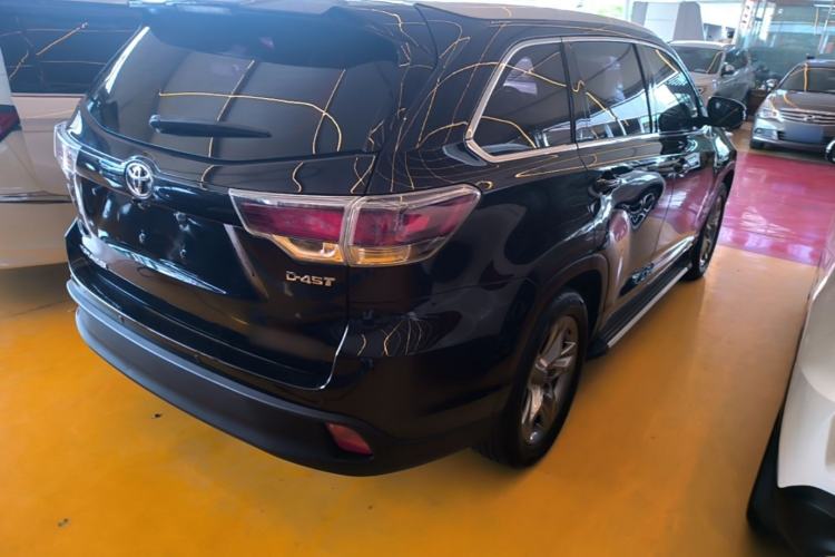 Used Toyota Highlander 2017 2.0T Four-Wheel Drive Luxury Edition 7 Seats Rear Right 45 Deg