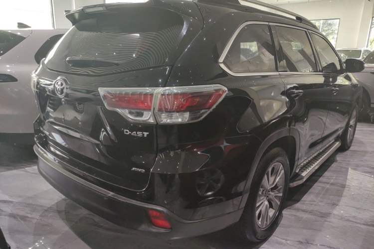 Used Toyota Highlander 2017 2.0T Four-Wheel Drive Elite Edition 7-Seater Rear Right 45 Deg