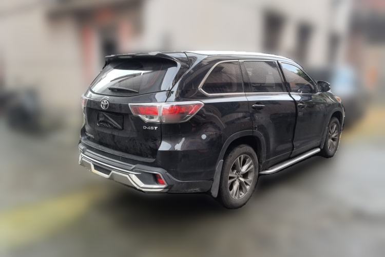 Used Toyota Highlander 2017 2.0T Two-Wheel Drive Elite Edition 5 Seats Rear Right 45 Deg