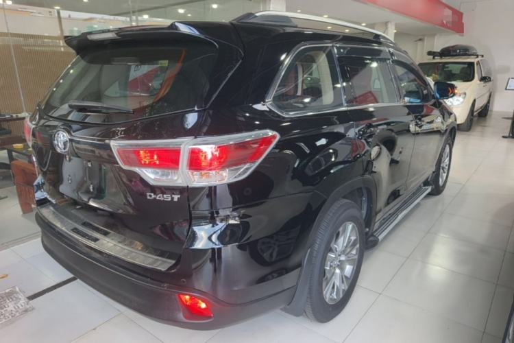 Used Toyota Highlander 2017 2.0T Two-Wheel Drive Elite Edition 5 Seats Rear Right 45 Deg