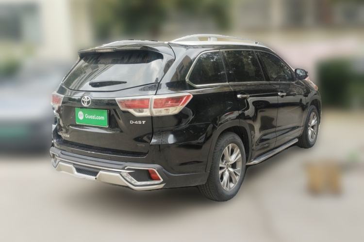 Used Toyota Highlander 2017 2.0T Four-Wheel Drive Elite Edition 7-Seater Rear Right 45 Deg