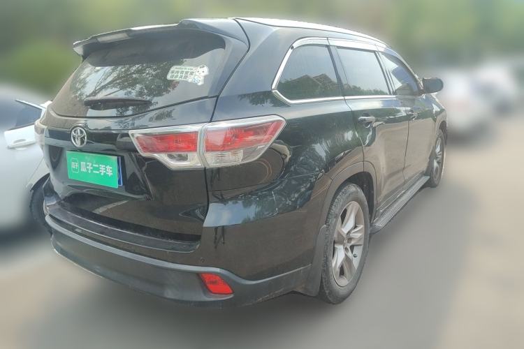 Used Toyota Highlander 2017 2.0T Four-Wheel Drive Luxury Edition 7 Seats Rear Right 45 Deg