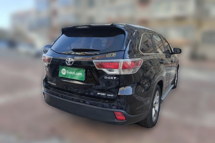 Used Toyota Highlander 2017 2.0T Four-Wheel Drive Luxury Edition 7 Seats Rear Right 45 Deg