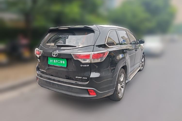 Used Toyota Highlander 2017 2.0T Four-Wheel Drive Luxury Edition 7 Seats Rear Right 45 Deg