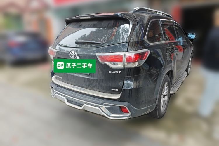 Used Toyota Highlander 2017 2.0T Four-Wheel Drive Elite Edition 7-Seater Rear Right 45 Deg