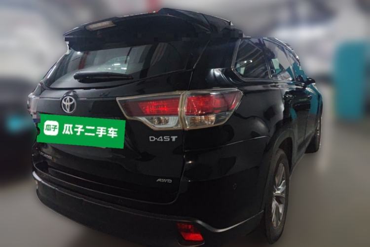 Used Toyota Highlander 2017 2.0T Four-Wheel Drive Elite Edition 7-Seater Rear Right 45 Deg