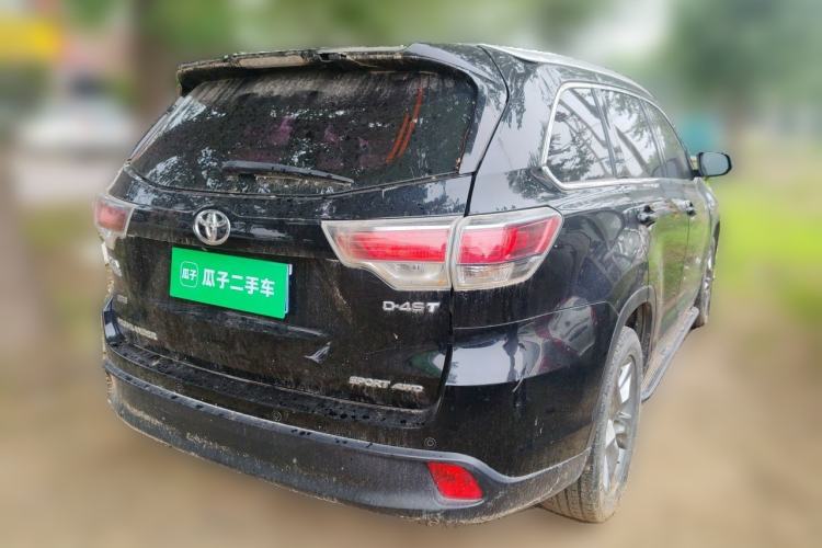 Used Toyota Highlander 2017 2.0T Four-Wheel Drive Luxury Edition 7 Seats Rear Right 45 Deg