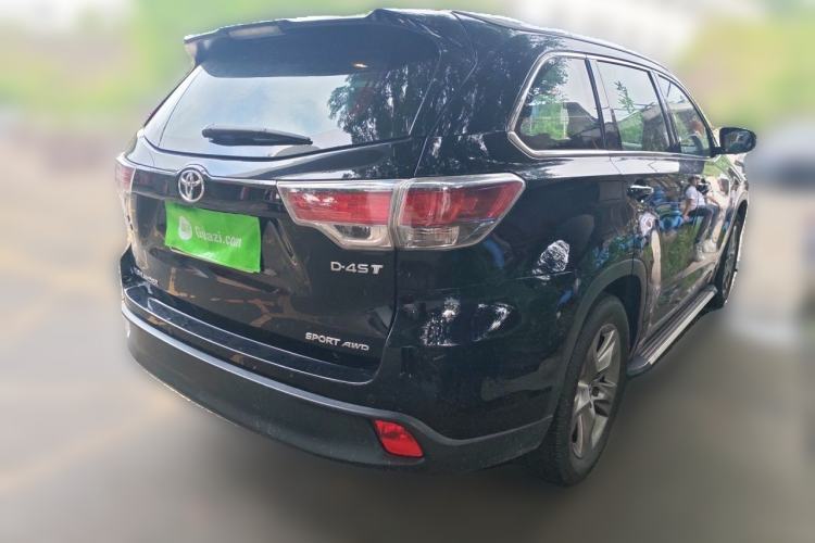 Used Toyota Highlander 2017 2.0T Four-Wheel Drive Luxury Edition 7 Seats Rear Right 45 Deg