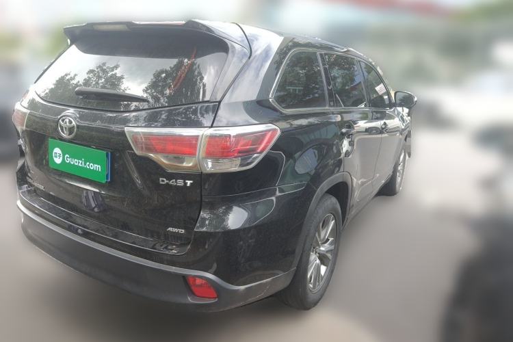 Used Toyota Highlander 2017 2.0T Four-Wheel Drive Elite Edition 7-Seater Rear Right 45 Deg