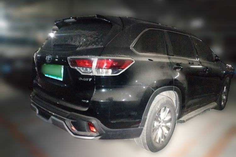 Used Toyota Highlander 2017 2.0T Four-Wheel Drive Elite Edition 7-Seater Rear Right 45 Deg