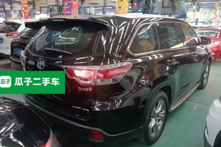 Used Toyota Highlander 2017 2.0T Four-Wheel Drive Luxury Edition 7 Seats Rear Right 45 Deg