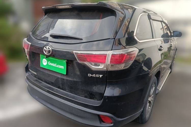 Used Toyota Highlander 2017 2.0T Two-Wheel Drive Elite Version 7 Seats Rear Right 45 Deg