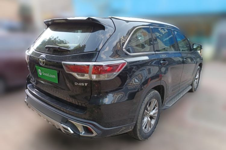 Used Toyota Highlander 2017 2.0T Two-Wheel Drive Elite Edition 5 Seats Rear Right 45 Deg