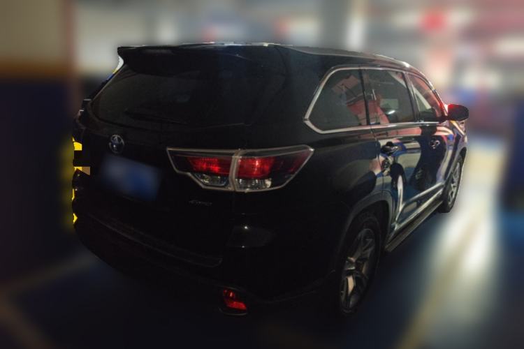 Used Toyota Highlander 2017 2.0T Four-Wheel Drive Luxury Edition 7 Seats Rear Right 45 Deg