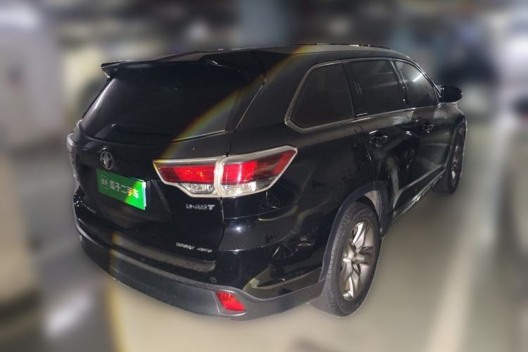 Used Toyota Highlander 2017 2.0T Four-Wheel Drive Luxury Edition 7 Seats Rear Right 45 Deg