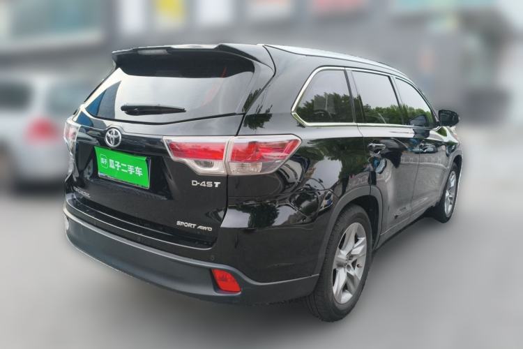 Used Toyota Highlander 2017 2.0T Four-Wheel Drive Luxury Edition 7 Seats Rear Right 45 Deg
