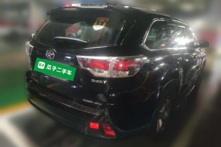 Used Toyota Highlander 2017 2.0T Four-Wheel Drive Luxury Edition 7 Seats Rear Right 45 Deg