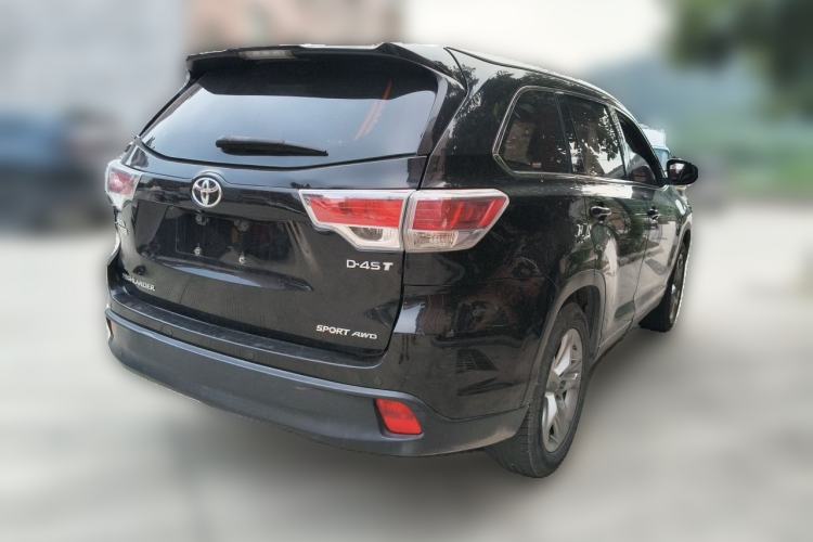 Used Toyota Highlander 2017 2.0T Four-Wheel Drive Luxury Edition 7 Seats Rear Right 45 Deg