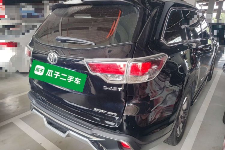 Used Toyota Highlander 2017 2.0T Four-Wheel Drive Luxury Edition 7 Seats Rear Right 45 Deg