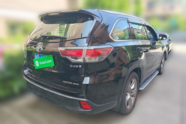 Used Toyota Highlander 2017 2.0T Four-Wheel Drive Ultimate Edition 7 Seats Rear Right 45 Deg