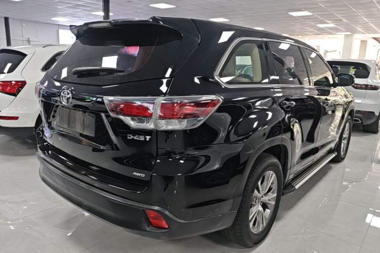 Used Toyota Highlander 2017 2.0T Four-Wheel Drive Elite Edition 7-Seater Rear Right 45 Deg