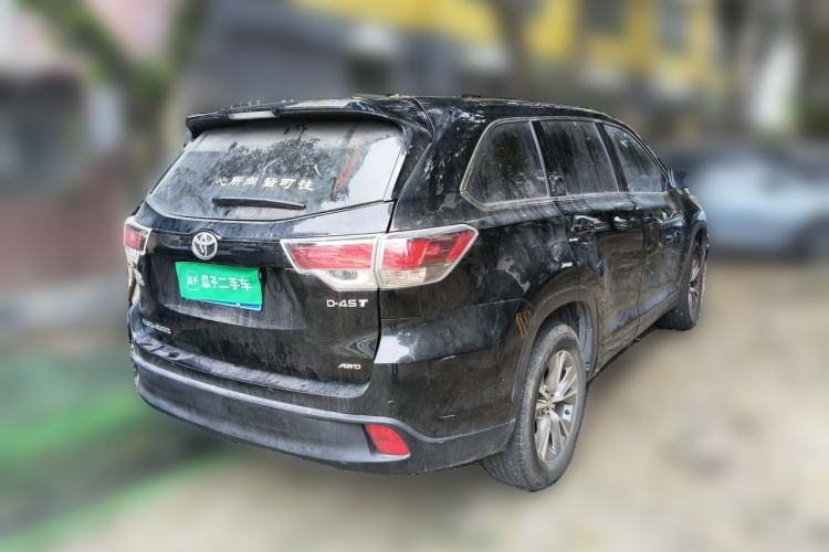 Used Toyota Highlander 2017 2.0T Four-Wheel Drive Elite Edition 7-Seater Rear Right 45 Deg