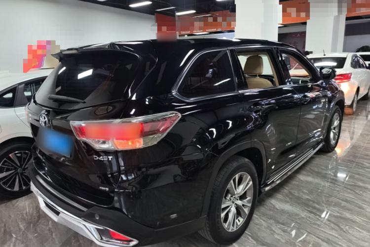 Used Toyota Highlander 2017 2.0T Four-Wheel Drive Elite Edition 7-Seater Rear Right 45 Deg
