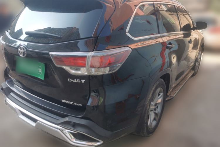 Used Toyota Highlander 2017 2.0T Four-Wheel Drive Luxury Edition 7 Seats Rear Right 45 Deg