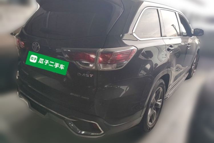 Used Toyota Highlander 2017 2.0T Four-Wheel Drive Luxury Edition 7 Seats Rear Right 45 Deg
