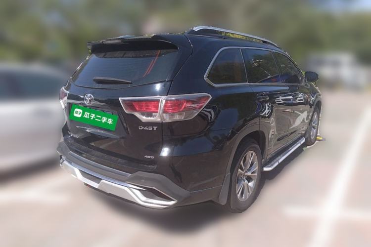 Used Toyota Highlander 2017 2.0T Four-Wheel Drive Elite Edition 7-Seater Rear Right 45 Deg