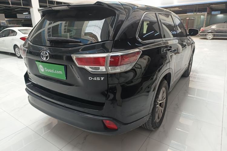 Used Toyota Highlander 2017 2.0T Two-Wheel Drive Elite Edition 5 Seats Rear Right 45 Deg