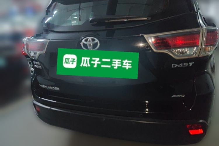 Used Toyota Highlander 2017 2.0T Four-Wheel Drive Elite Edition 7-Seater Rear