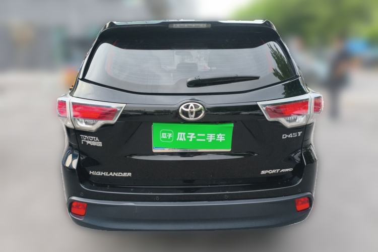 Used Toyota Highlander 2017 2.0T Four-Wheel Drive Luxury Edition 7 Seats Rear