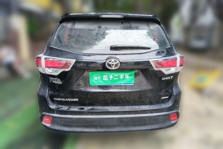 Used Toyota Highlander 2017 2.0T Four-Wheel Drive Elite Edition 7-Seater Rear