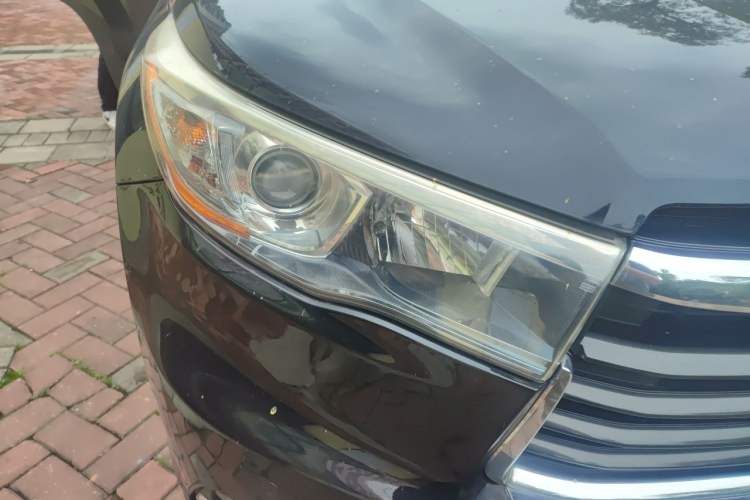 Used Toyota Highlander 2017 2.0T Four-Wheel Drive Luxury Edition 7 Seats Right Front Headlight