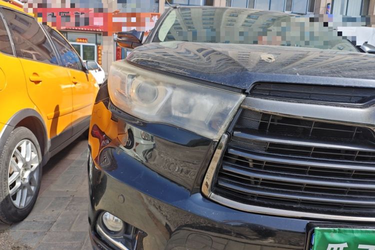 Used Toyota Highlander 2017 2.0T Four-Wheel Drive Black Edition Limited Model Right Front Headlight