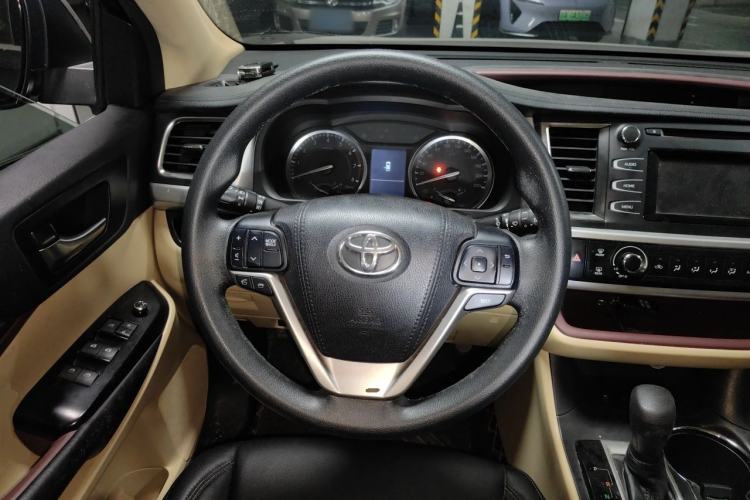 Used Toyota Highlander 2017 2.0T Four-Wheel Drive Elite Edition 7-Seater Steering Wheel