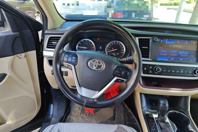 Used Toyota Highlander 2017 2.0T Four-Wheel Drive Elite Edition 7-Seater Steering Wheel