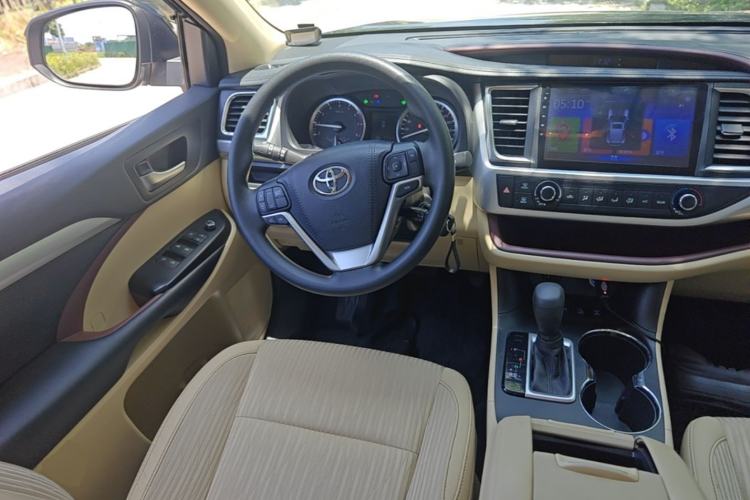 Used Toyota Highlander 2017 2.0T Four-Wheel Drive Elite Edition 7-Seater Steering Wheel