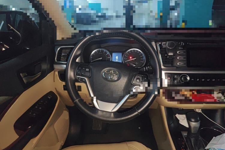 Used Toyota Highlander 2017 2.0T Four-Wheel Drive Elite Edition 7-Seater Steering Wheel