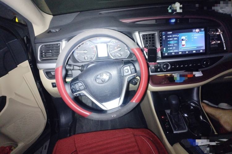 Used Toyota Highlander 2017 2.0T Four-Wheel Drive Elite Edition 7-Seater Steering Wheel