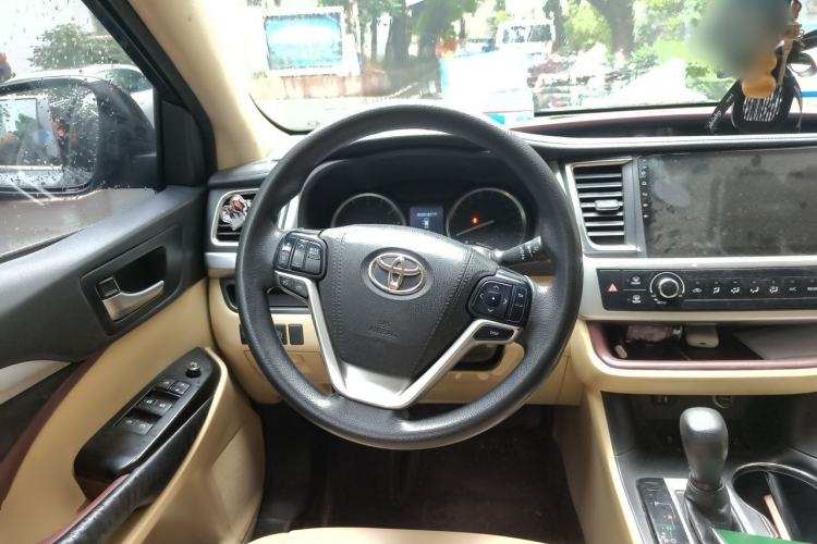 Used Toyota Highlander 2017 2.0T Four-Wheel Drive Elite Edition 7-Seater Steering Wheel