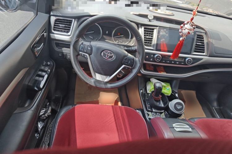 Used Toyota Highlander 2017 2.0T Four-Wheel Drive Black Edition Limited Model Steering Wheel