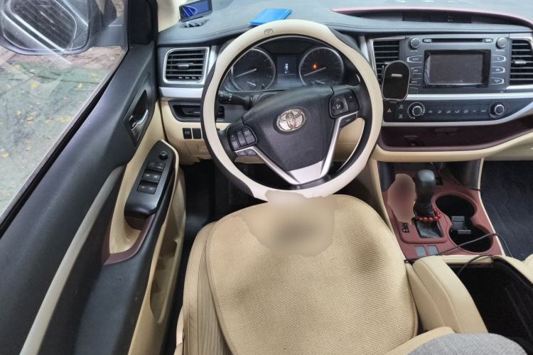 Used Toyota Highlander 2017 2.0T Four-Wheel Drive Elite Edition 7-Seater Steering Wheel
